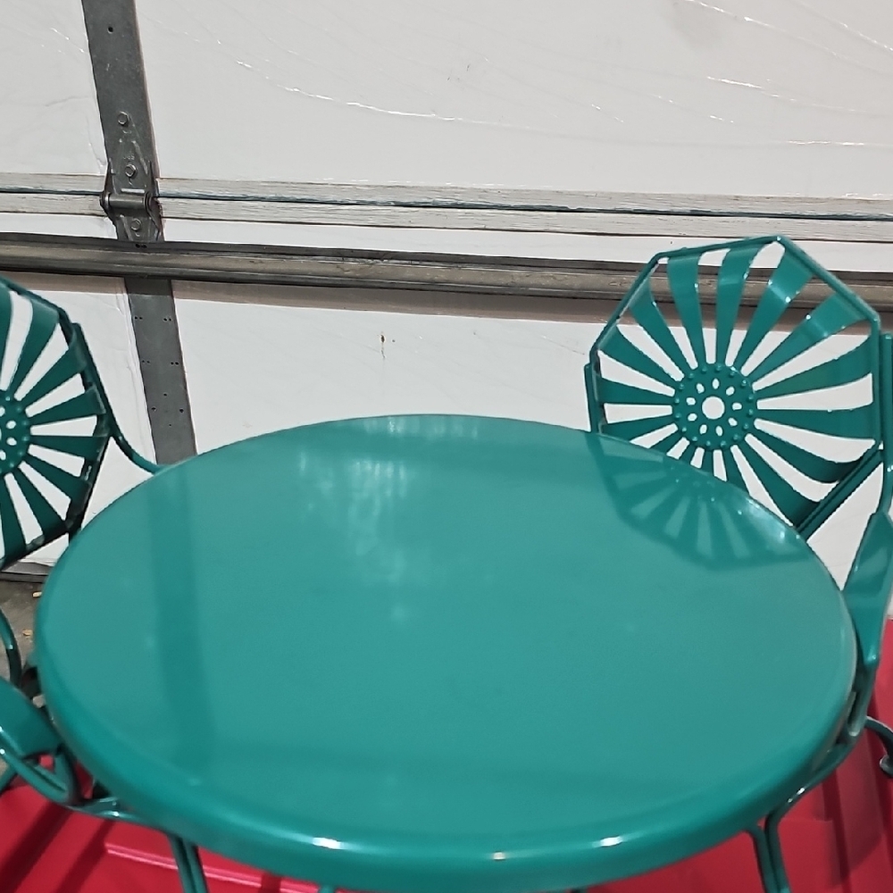 American Girl Teal Patio Set - Picture 3 of 3